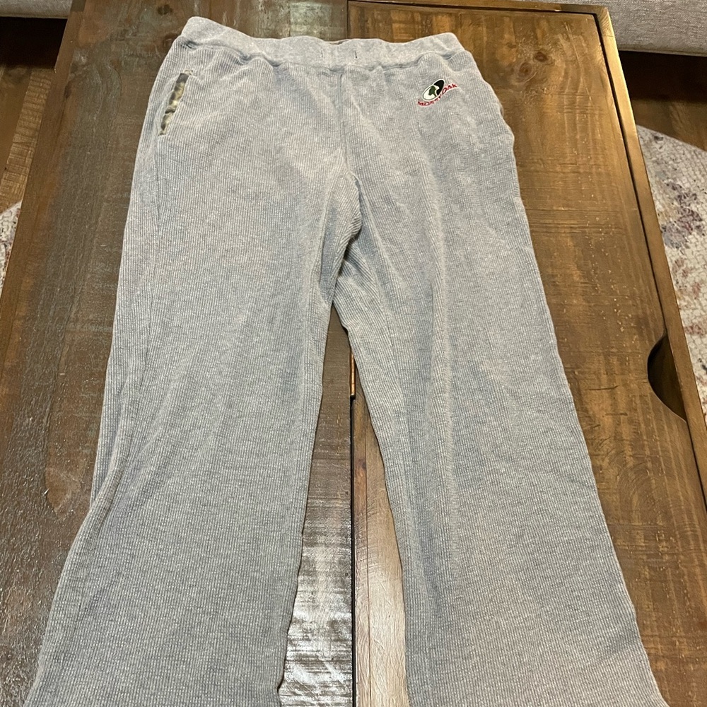 Gray sweatpants